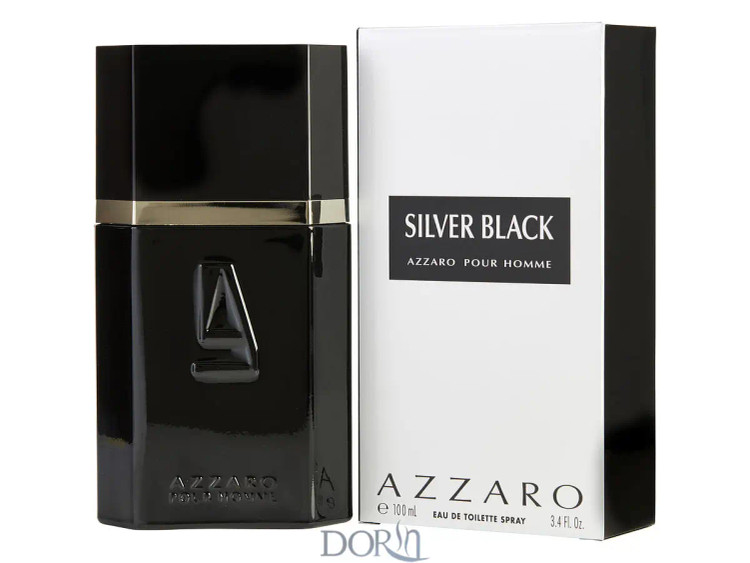 ادکلن ادوپرفیوم آزارو سیلور بلک- Azzaro Silver Black حجم 100 میل { شیشه اصلی }