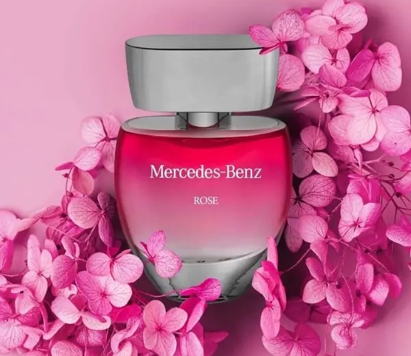 ادکلن مرسدس بنز رز   Mercedes Benz Rose      حجم 100 میل  { شیشه اصلی }