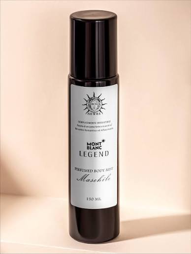 بادی میست مردانه نیوره Newre مدل Mont Blanc Legend خوشبوکننده و آبرسان بدن 150 میل