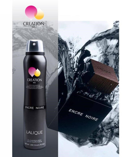 کریشن آریس اسپری خوشبو کننده بدن مردانه 200 میل رایحه لالیک انکر نویر LALIQUE ENCRE NOIRE