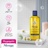شامپوضد ریزش مناسب موهای چرب شماره 7 حجم 400 میل مورینگا