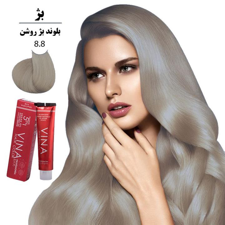 رنگ مو سالنی وینا حجم 125 میل