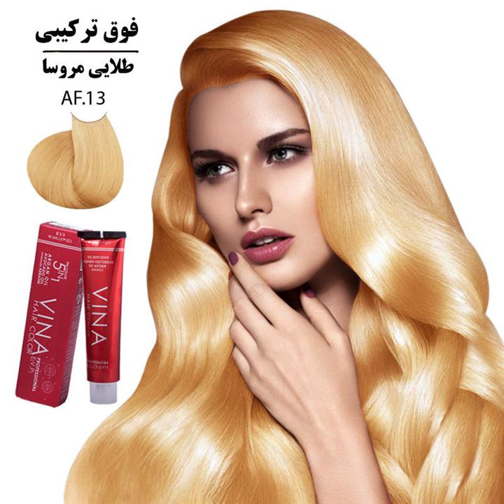 رنگ مو سالنی وینا حجم 125 میل
