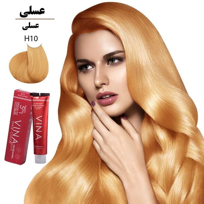 رنگ مو سالنی وینا حجم 125 میل